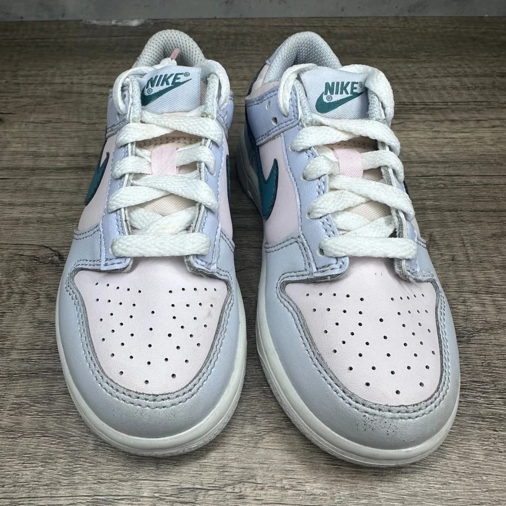 Nike~Preschool~Dunk Low Mineral Teal Sneakers~Size 11C